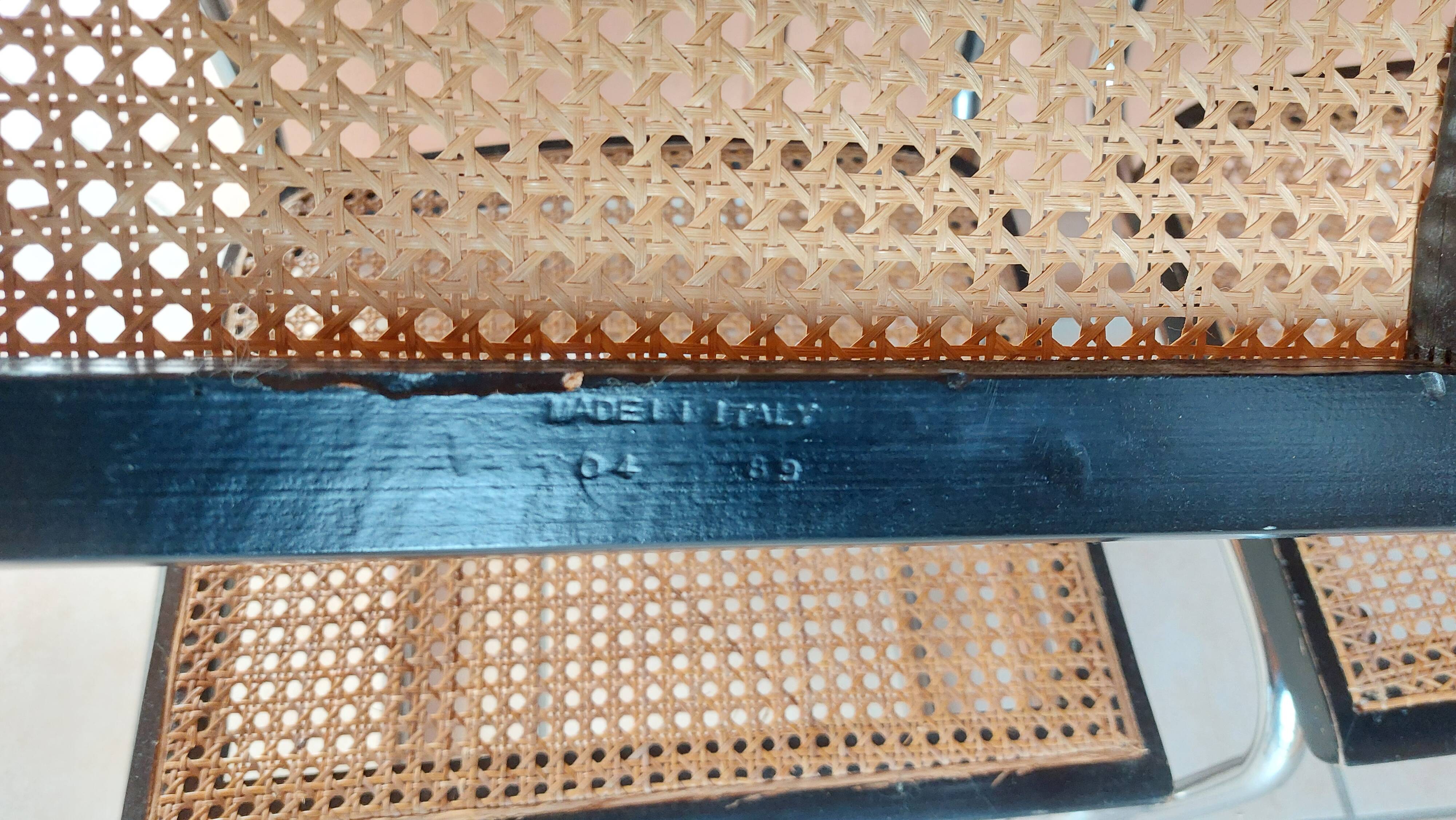 Set of 4 Cesca B32 chairs