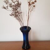 Soliflore bleu vintage