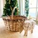 Two-tone vintage basket