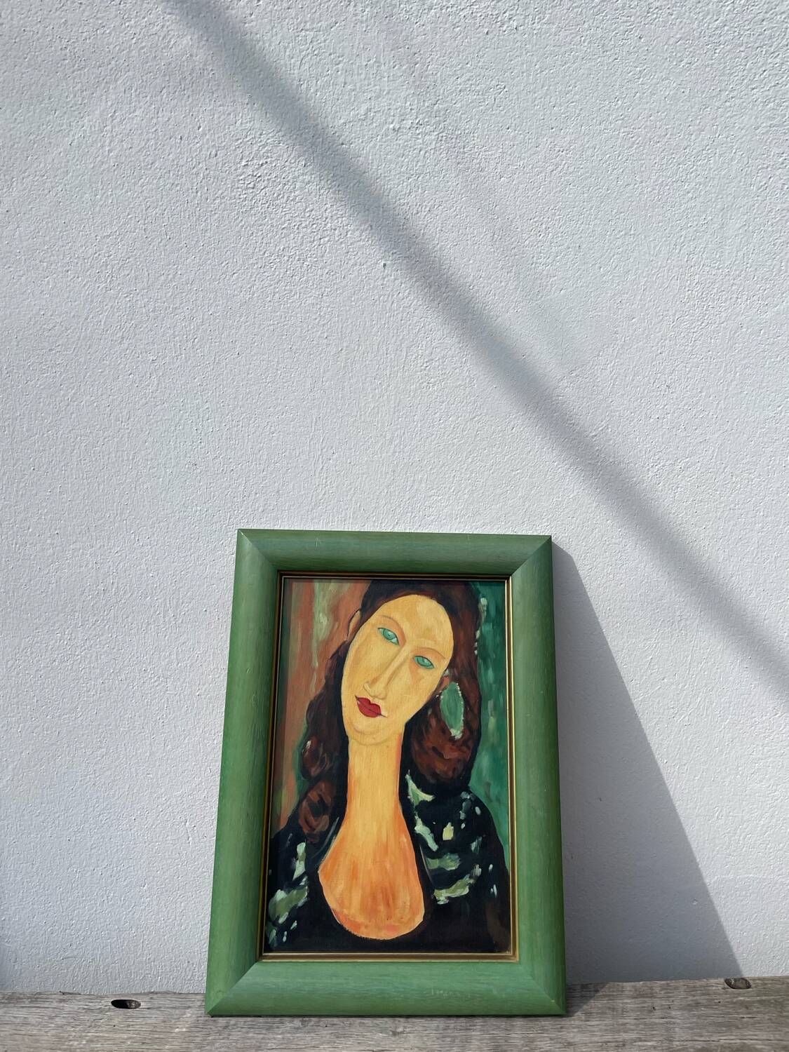 Portrait of a woman in oil