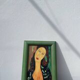 Portrait of a woman in oil