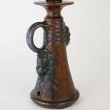 Bougeoir ou pied de lampe en grés, Céramique Sylvain Sttublet ( 1890 -1985 )