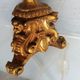 Wooden candlestick and gilded stucco from the beginning of the 20th century