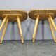 Pair of Rattan Side Tables by Jan Kalous for ULUV, 1970s