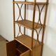 Rattan shelf 2 doors
