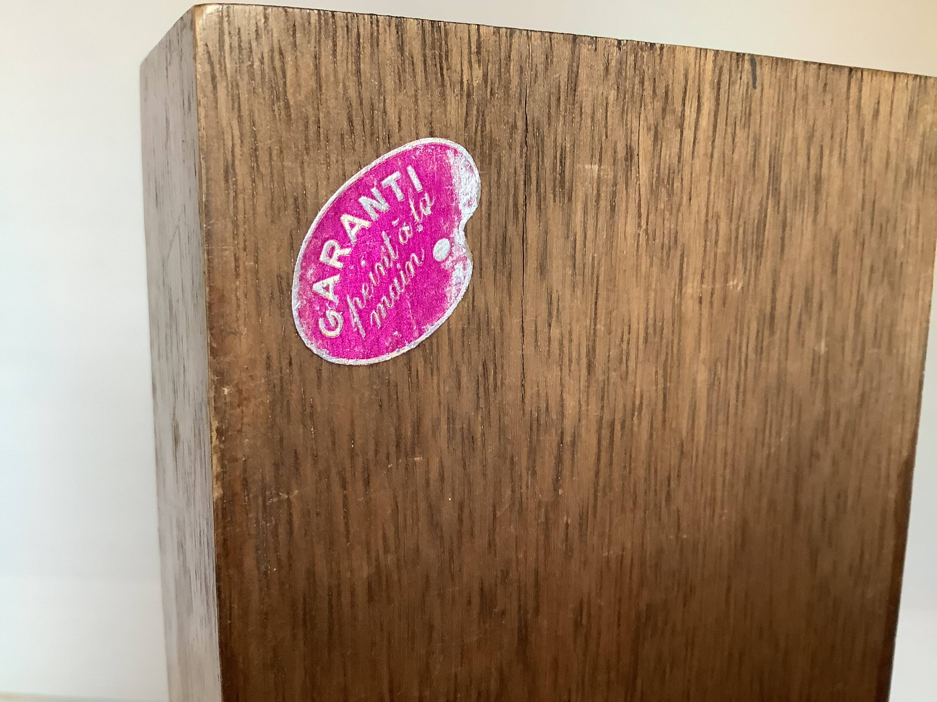 Hand decorated wooden box