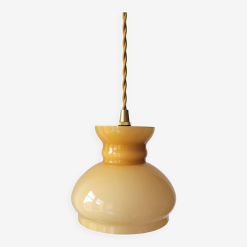 Honey opaline pendant light