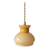 Honey opaline pendant light