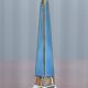 Pair of sterling silver and enamel candlesticks 1927 by Charles Green & Co.