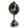 Vintage French Sculptural Table Lamp in Aluminium by Henri Mathieu, 1970s