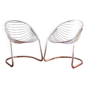 Egg chair by Gastone Rinaldi, vintage 1970s chair.