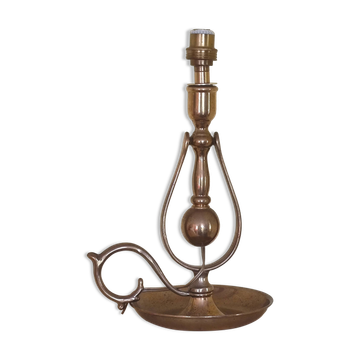 Marine lamp in bronze and brass - bronze swing lamp