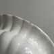 Small white ceramic flowerpot or bowl on foot