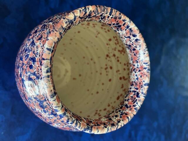 Jean Marais vase with "scorpion" stamp.