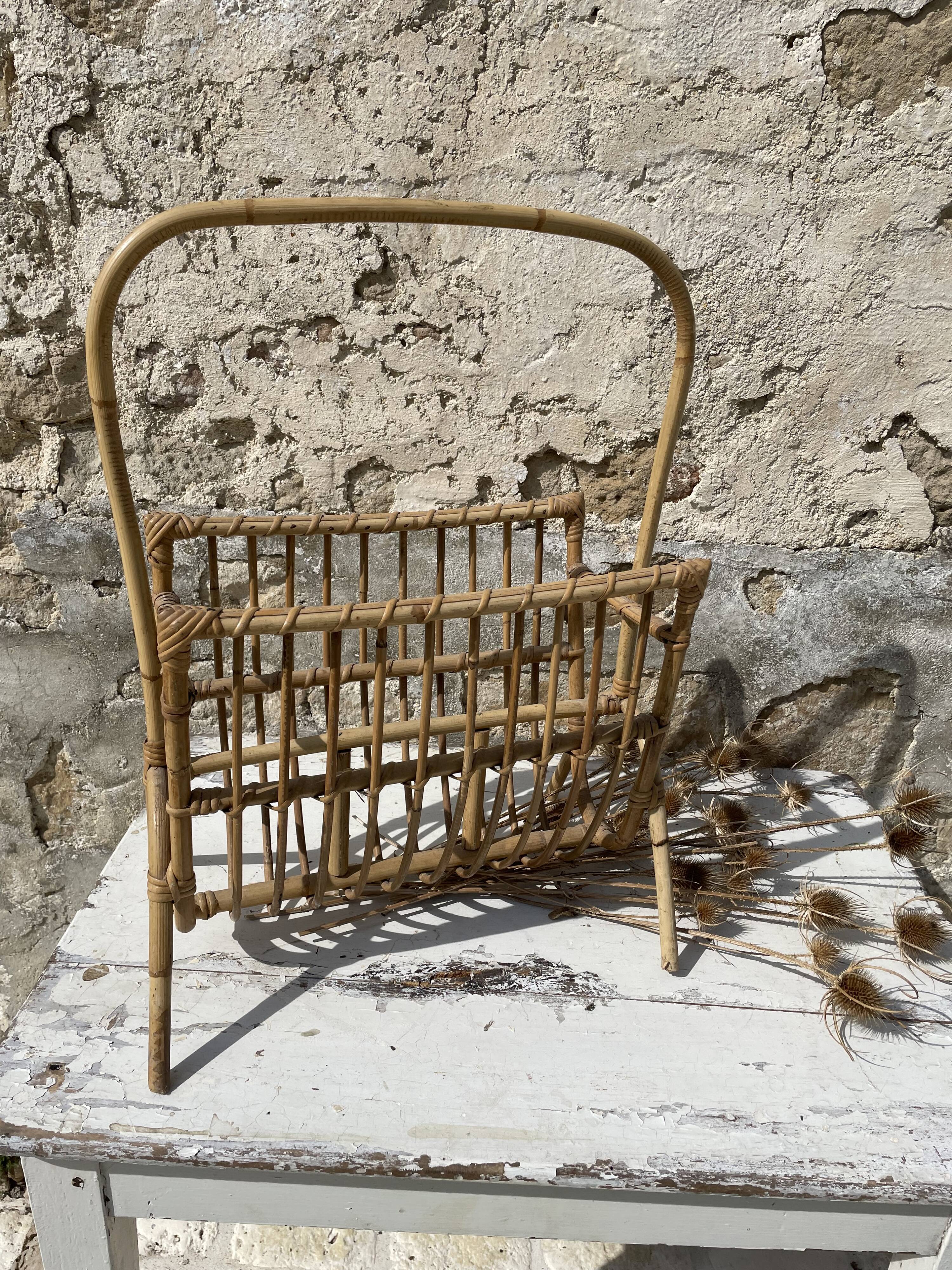 rattan magazine door Year 60