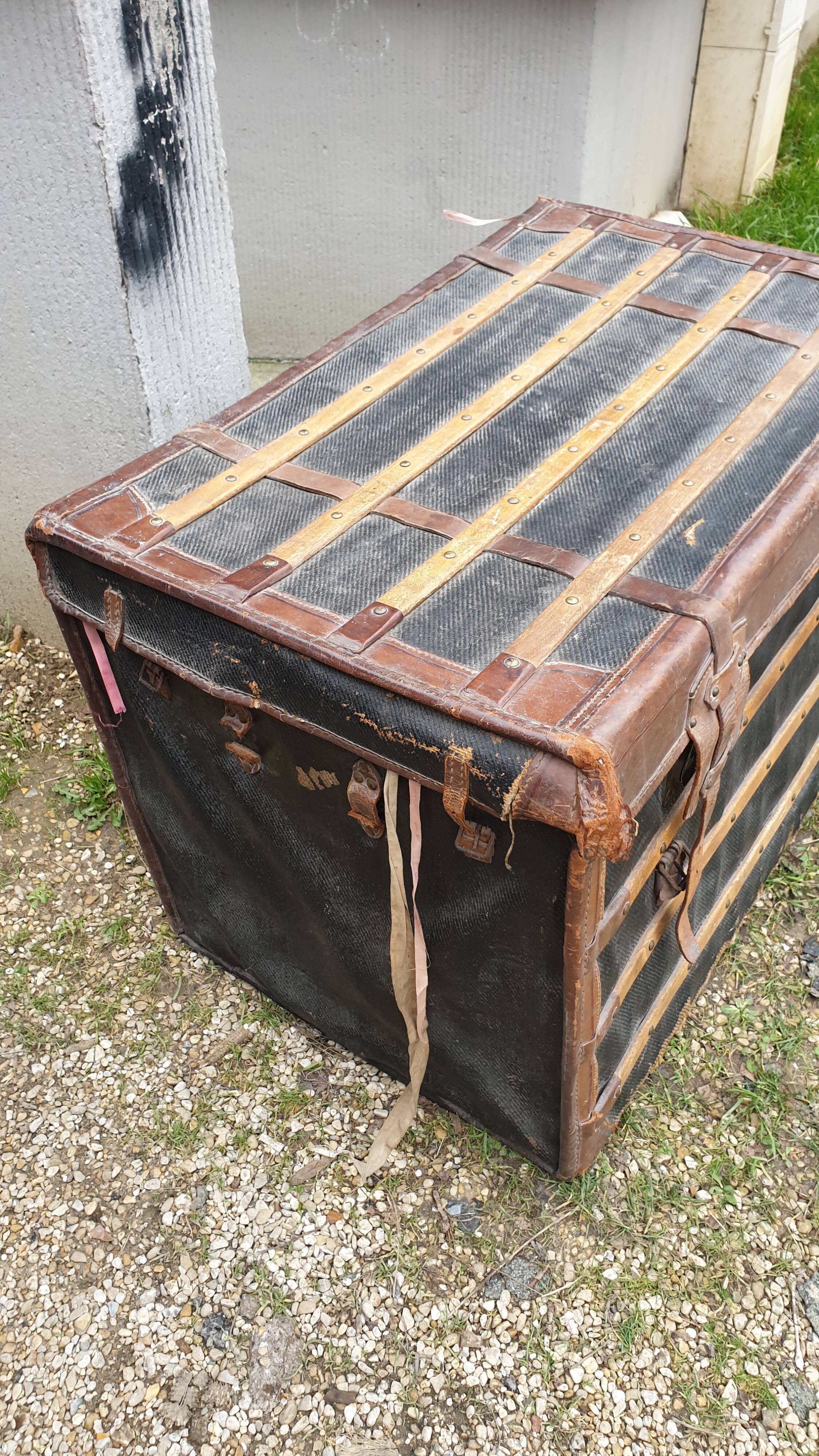 Late 19th century travel trunk