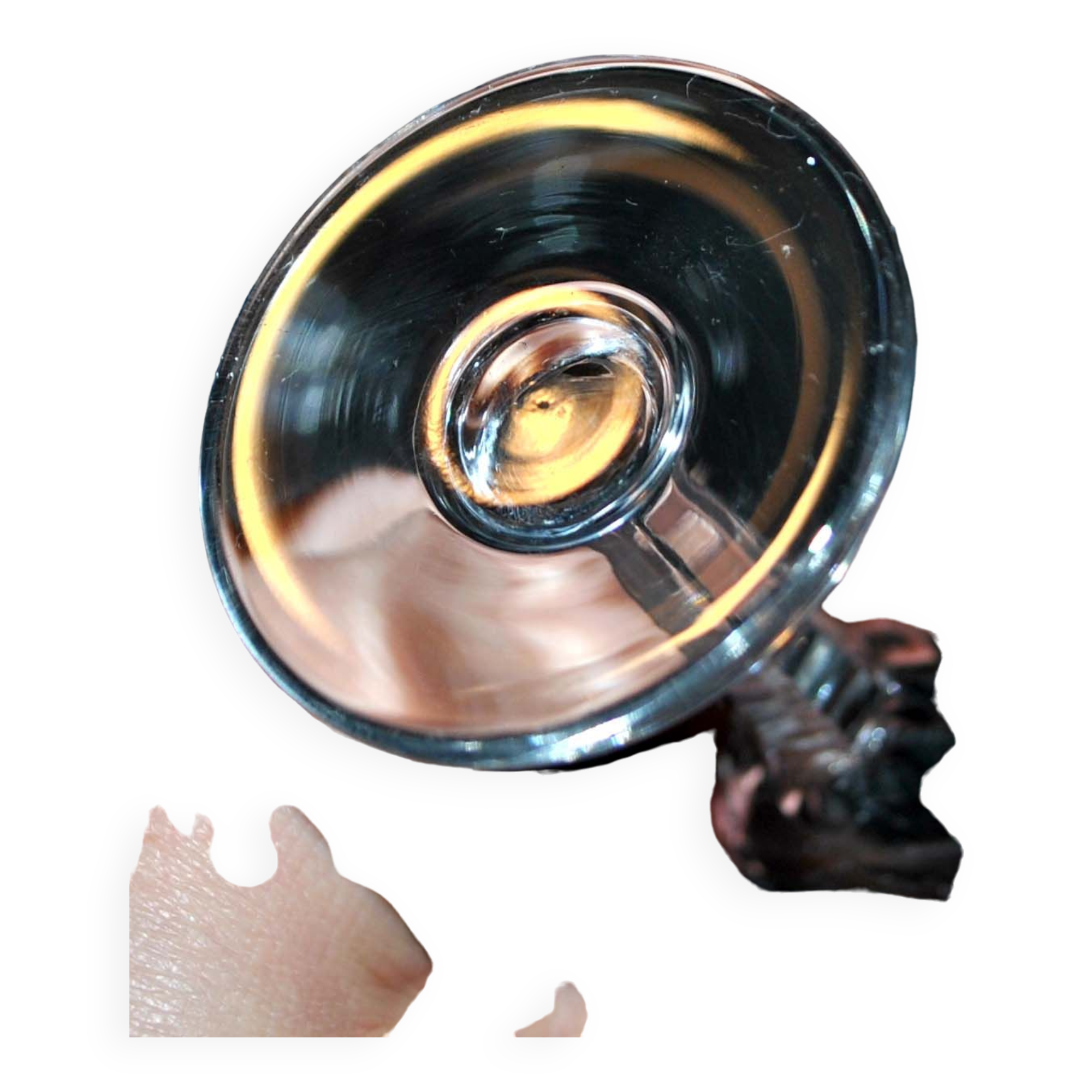 Set of 6 Chantilly liqueur glasses in cut crystal from SAINT-LOUIS signed 11.5cm