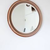 Mid Century Round Ceramic/Earthenware Designer Mirror