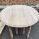 Louis Philippe extendable dining table with 8 leaves, renovated, 350cm, 19th century.