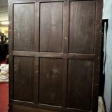 Baroque Louis XV style armoire in solid walnut circa 1880