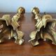 Old pair of gilded bronze lamps – Louis XIV style