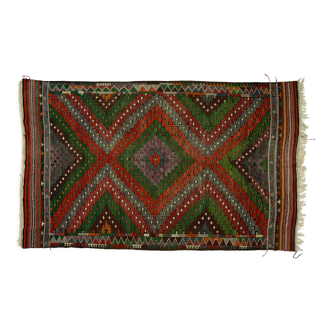 Tapis kilim artisanal d’Anatolie 295 cm x 170 cm