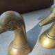 Paire de canards en laiton serre-livres