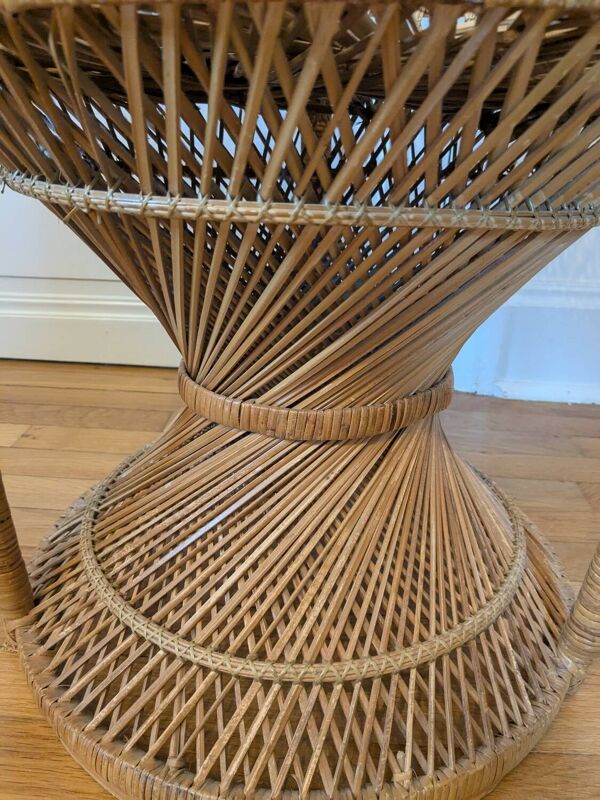 Fauteuil en rotin Emmanuelle