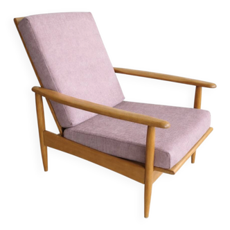 Scandinavian armchair with 3 positions