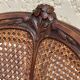 Louis XV Style Walnut Office Chair