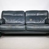 DE SEDE DS 70 design leather sofa, three-seater