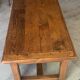 Rustic farmhouse antique coffee table made of solid oak with 1 drawer 50.
