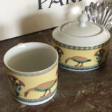Set 2 cups and assorted sugar bowl