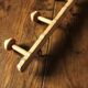 Coat rack Vintage wood bamboo three hooks