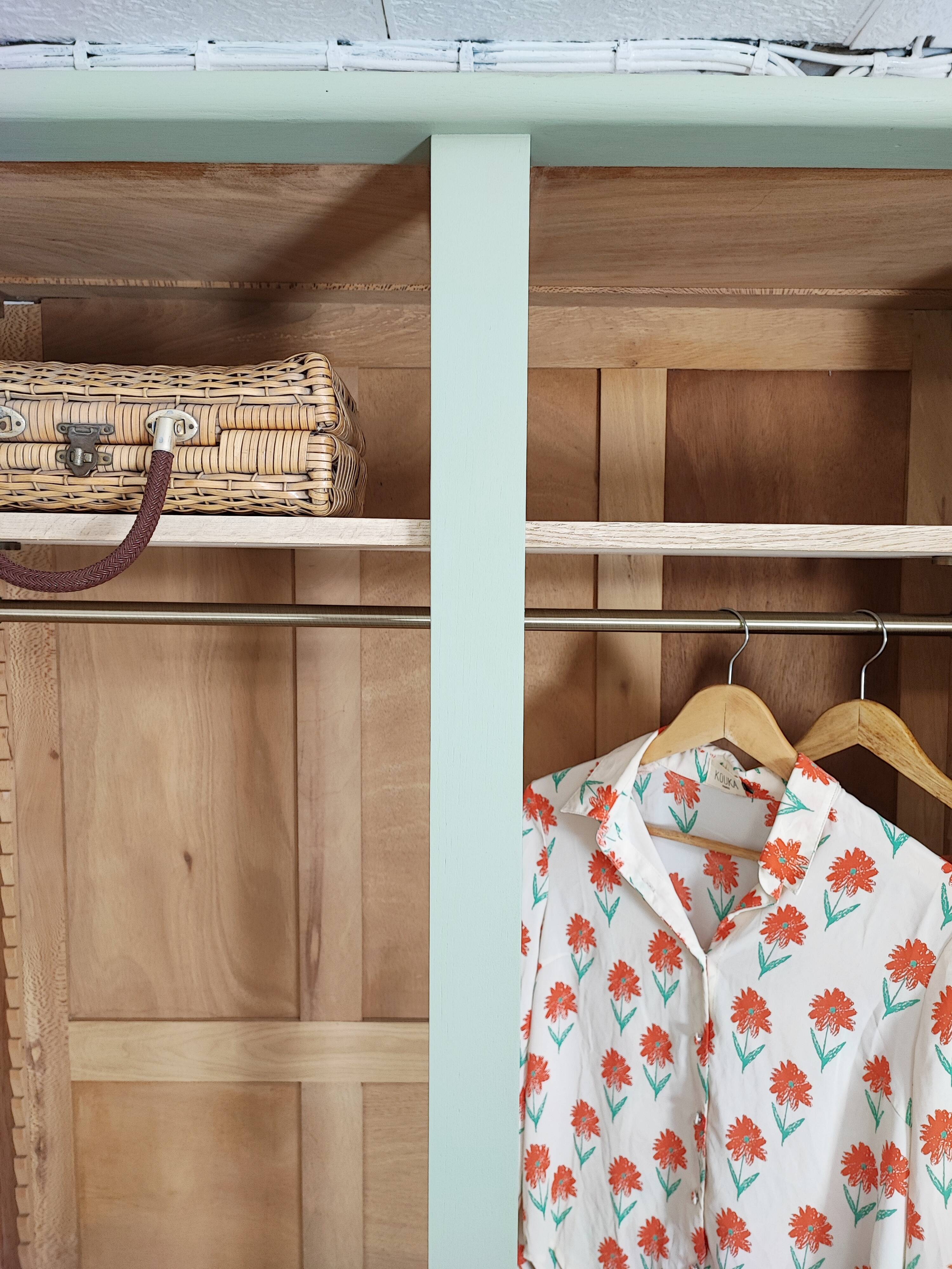 Almond green parisian wardrobe