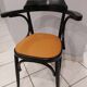 Suite of 4 chairs vintage bistrot 1960s