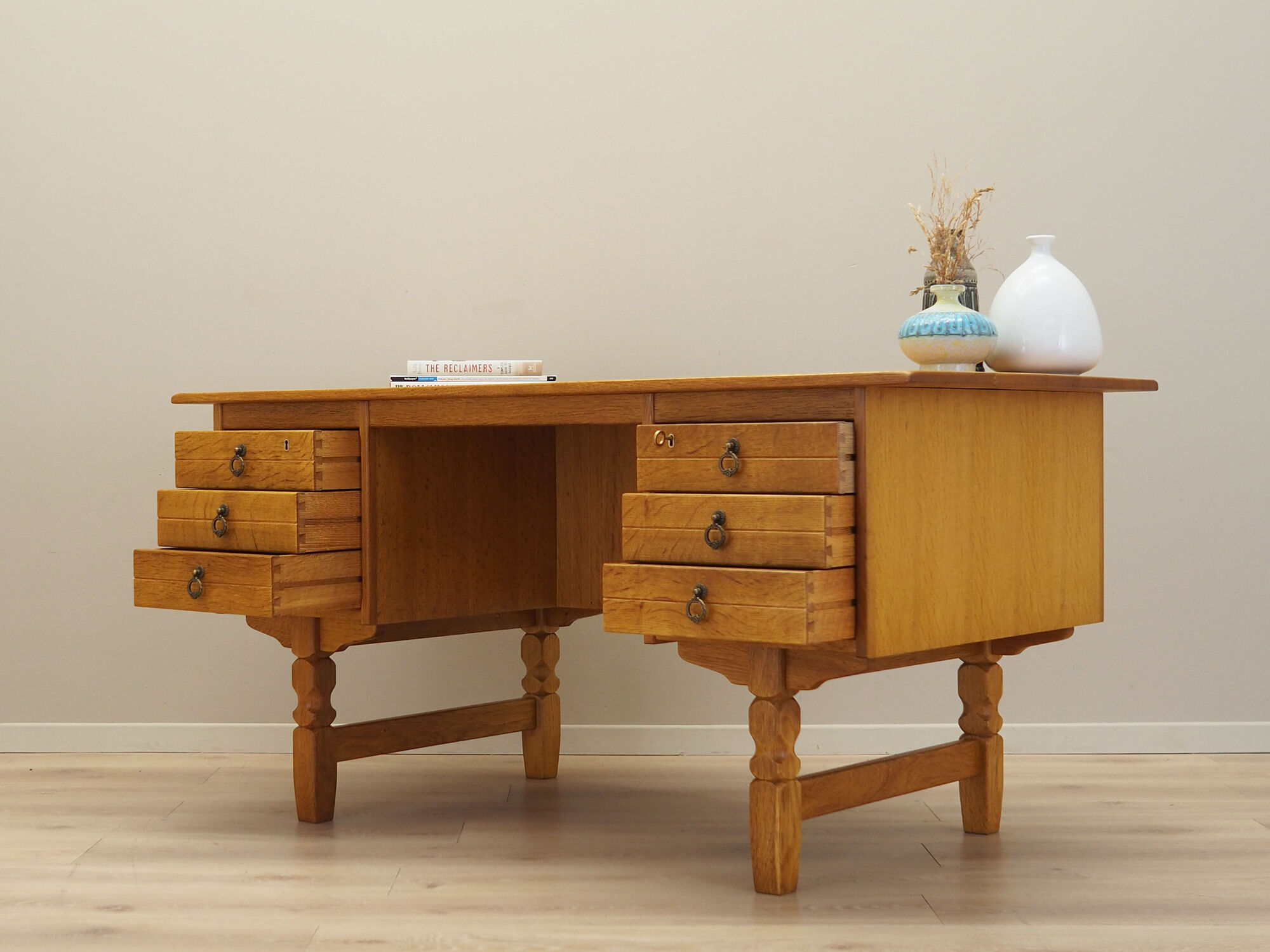 Oak desk, Danish design, 1960s