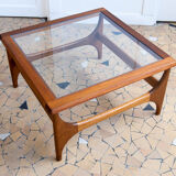 Square and glazed coffee table