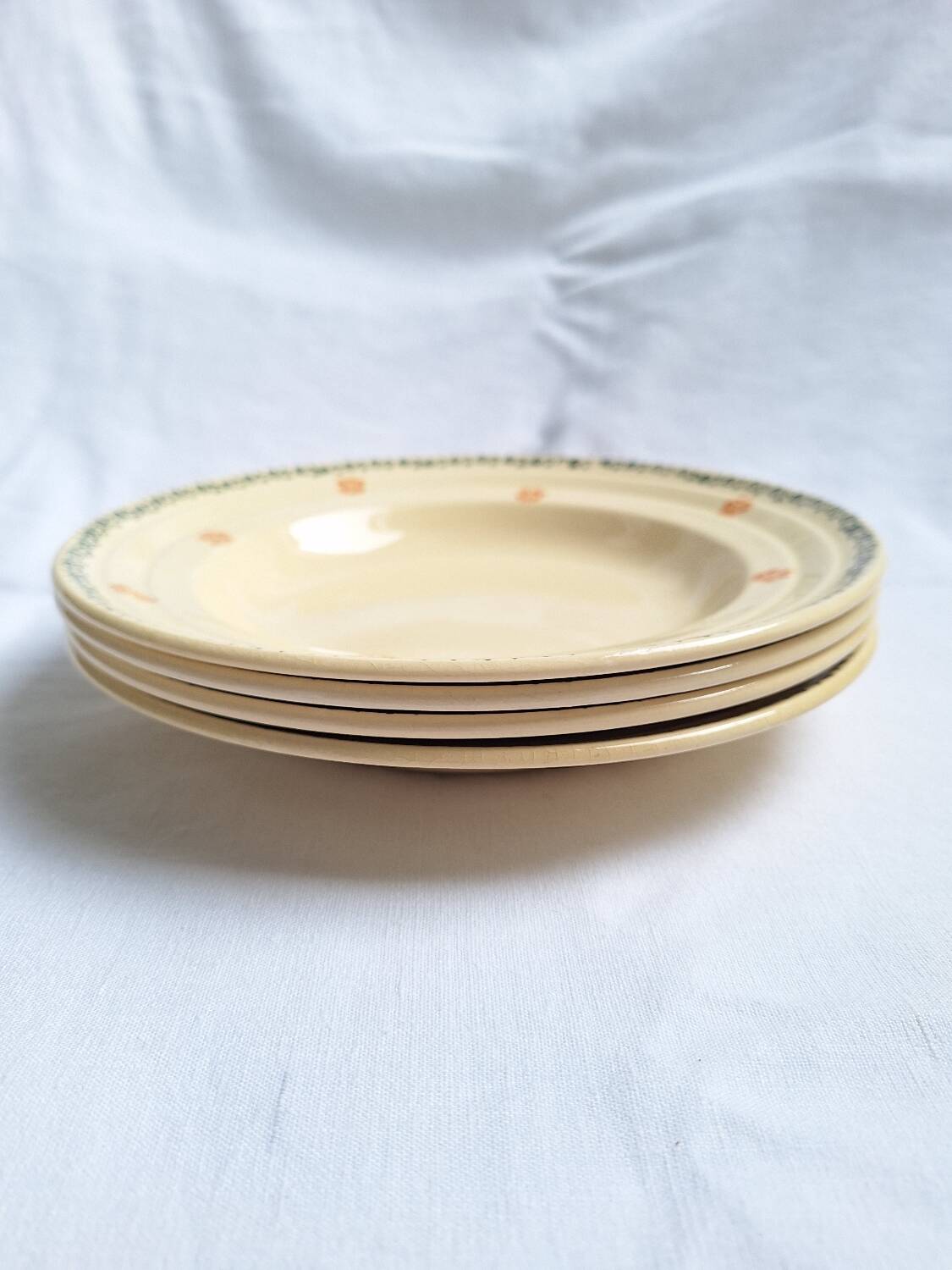 Vintage soup plates