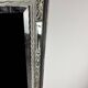 Large Venetian Swan Mirror, 19th Century Murano Glass, Beveled 133