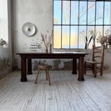 Dudouyt oak dining table 1940