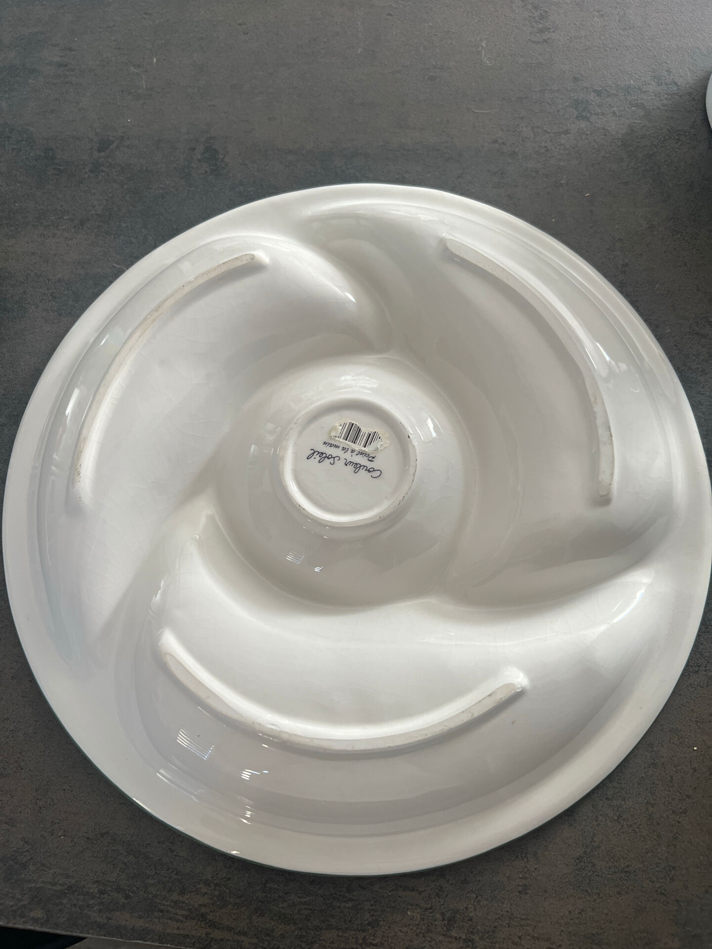 Dish, aperitif, ceramic
