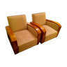 Paire de fauteuils Art Deco