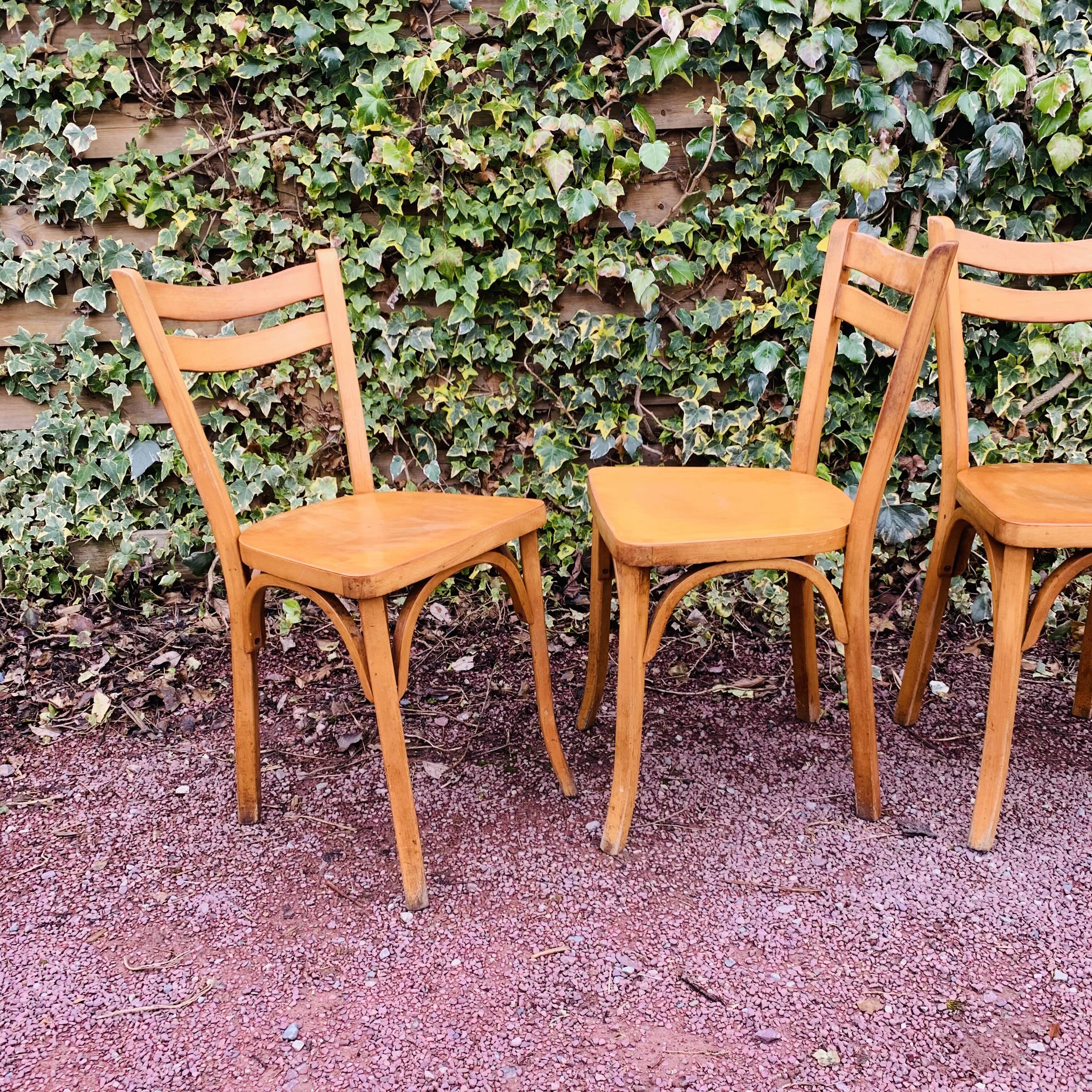 Set of 6 60s bistro chairs