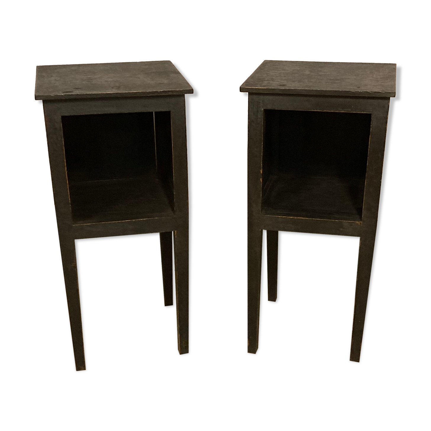 Pair of directoire bedside