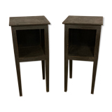 Pair of directoire bedside