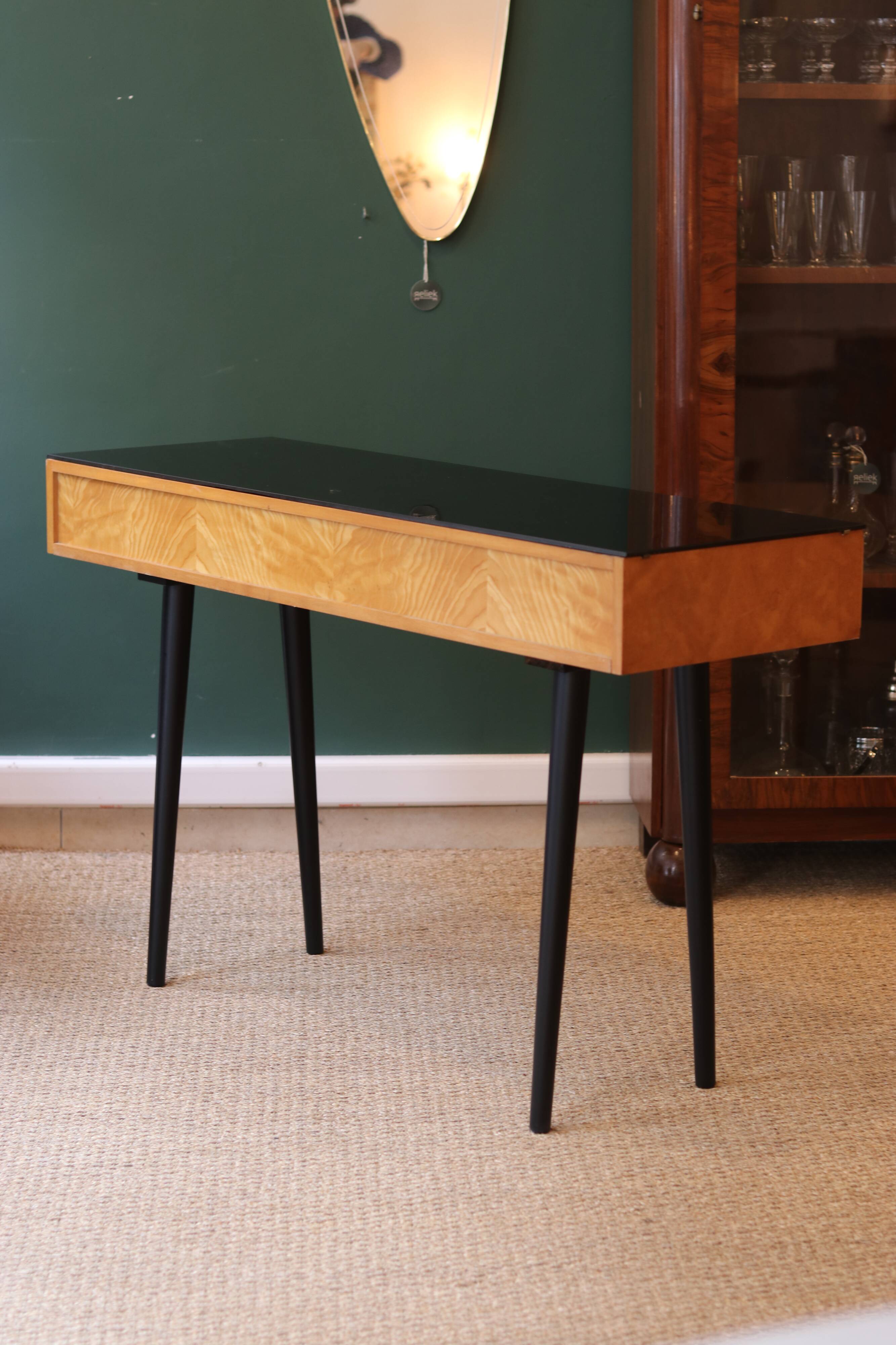 Desk/console design by Mojmír Požár for UP Závody, 1960s