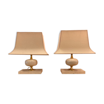 Paire de lampes barbier, 1960-1970