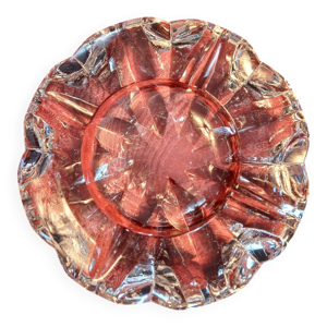 Cendrier en cristal signé