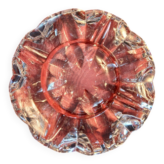 St. Louis signed crystal ashtray, 14cm